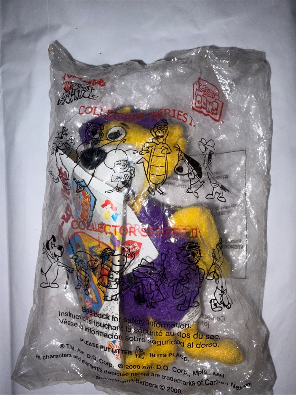 2000 VTG Dairy Queen Kids Pick Nic Classic Toons TOP CAT Plush Doll Sealed